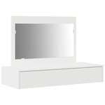vidaXL Table de Toilette Blanc 100 x 40 x 70 cm Bois d'ingénierie
