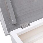 vidaXL Armoire à chaussures Gris 50 x 28 x 98 cm Bois de Paulownia