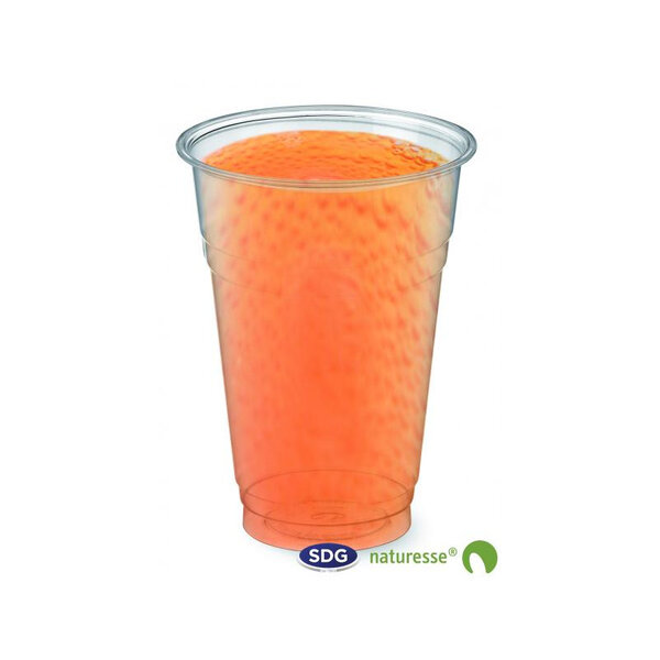 Gobelet jetable en pla transparent 200 ml - sdg - lot de 2250 -  - acide polyactique (pla)0.2