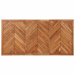 vidaXL Table à manger 160x80x75 cm bois massif d'acacia