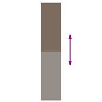 vidaXL Store enrouleur occultant café 60x210cm largeur du tissu 55 7cm