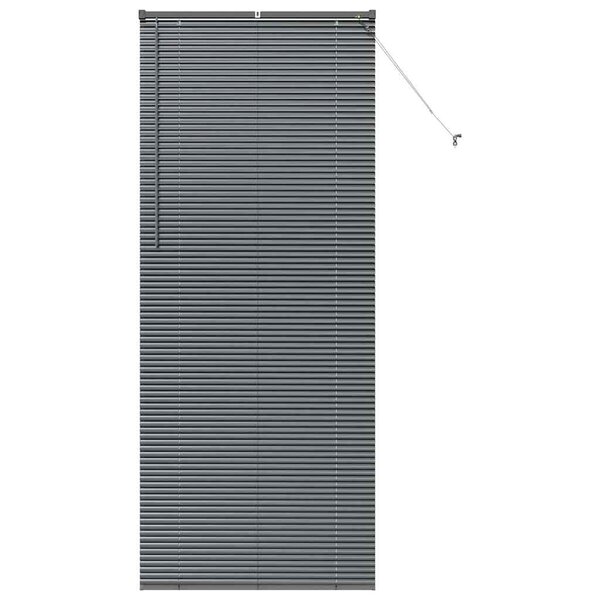 vidaXL Store de Fenêtre Gris foncé 90 x 220 cm Aluminium