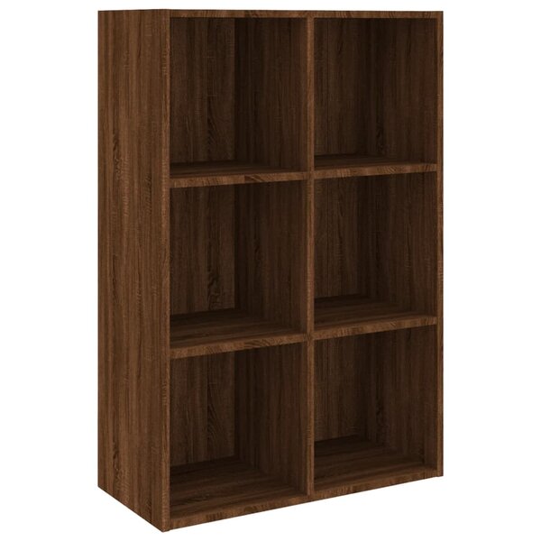 vidaXL Bibliothèque/Buffet Chêne marron 66x30x98 cm Bois d'ingénierie