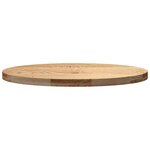 vidaXL Dessus de table 80x40x4 cm bois de chêne massif ovale