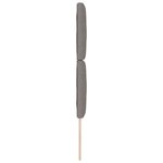 vidaXL Tête de Lit en Tissu Geometric Manuel Taupe 80 cm tissu