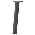 vidaXL Pieds de table basse 4 pièces Anthracite 30 cm Acier