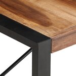 Vidaxl table basse 140x70x40 cm bois solide