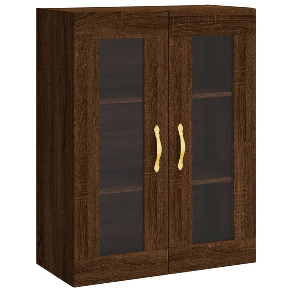 vidaXL Armoire murale chêne marron 69 5x34x90 cm