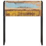 vidaXL Jardinière 60x20x68 cm Bois de récupération massif