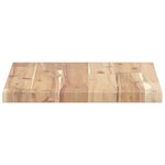 vidaXL Étagères flottantes 4 Pièces 60x30x2 cm acacia massif non traité