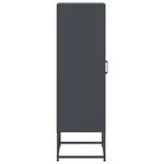 vidaXL Buffet haut anthracite 36x39x123 cm acier