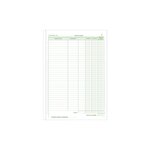 Manifold Encaissements 29 7x21cm 50 feuillets dupli autocopiants x 5 EXACOMPTA