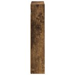 vidaXL Armoire murale de salle de bain Chêne Fumé 30 x 10 x 50 cm