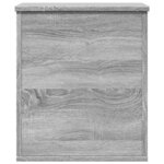 vidaXL Boîte de rangement sonoma gris 40x42x46 cm bois d'ingénierie