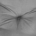 vidaXL Coussin de banc de jardin gris 150x(50+50)x7 cm tissu oxford
