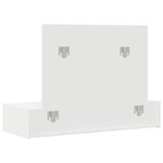 vidaXL Table de Toilette Blanc 100 x 40 x 70 cm Bois d'ingénierie