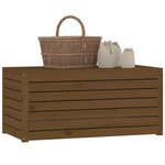 vidaXL Boîte de jardin marron miel 101x50 5x46 5 cm bois massif de pin