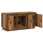 vidaXL Meuble TV Bois ancien 100x38x49 cm Bois d'ingénierie
