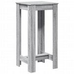 vidaXL Table de bar sonoma gris 51x50x103 5 cm bois d'ingénierie