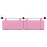 vidaXL Tête de lit suspendue Rose Tissu