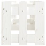 vidaXL Lit surélevé de jardin design de clôture 200x30x30cm pin massif