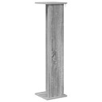vidaXL Support de Plante Sonoma gris 25 x 25 5 x 100 5 cm