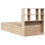 vidaXL Cadre de lit sans matelas 90x190 cm bois de pin massif
