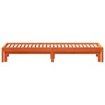 vidaXL Lit de jour et lit gigogne sans matelas cire marron 80x200 cm