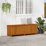 vidaXL Boîte de rangement de jardin 175x50x58 cm Bois d'acacia solide