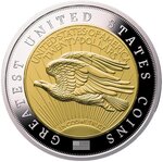 Monnaie 1933 DOUBLE EAGLE Greatest US Coins 2 Oz Argent 5$ Niue 2025