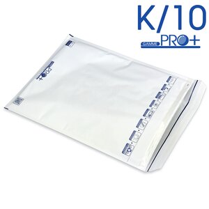 Lot de 400 enveloppes à bulles pro+ blanches k/10 format 340x470 mm