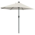 vidaXL Parasol de jardin Couleur sable 294 x 150 x 223 cm tissu