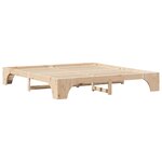 vidaXL Cadre de lit Pin massif 180 x 200 cm Bois massif en pin