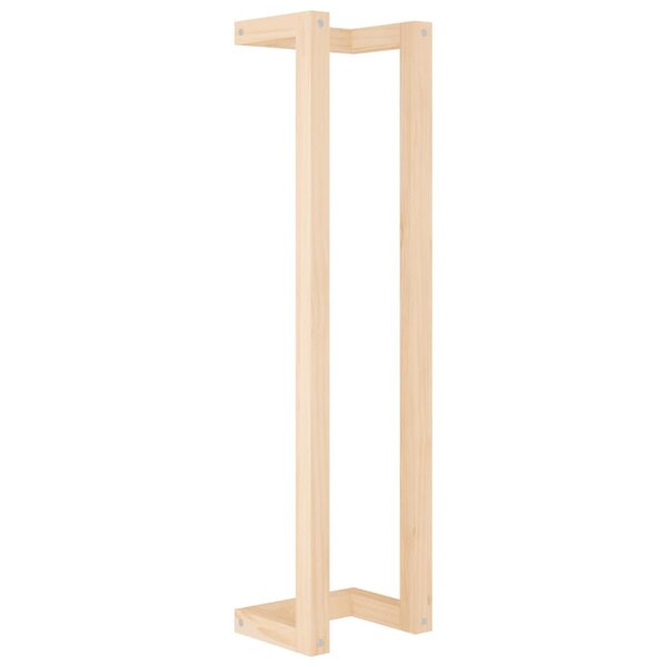vidaXL Porte-serviette 23x18x90 cm Bois de pin massif