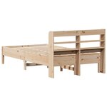 vidaXL Cadre de lit sans matelas 75x190 cm bois de pin massif