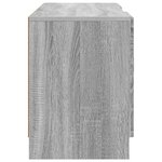 vidaXL Meuble TV Sonoma gris 102 x 34 5 x 47 cm Bois d'ingénierie