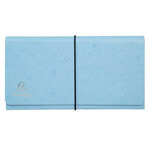 Pochette Trieur Carte Multicolore 6 Compartiments Aquarel - 26x13cm - Couleurs Assorties - X 4 - Exacompta