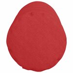 vidaXL Coussins d'accent 2 Pièces Rouge Ø 25 x 70 cm tissu