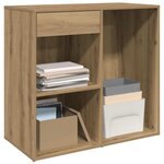 vidaXL Armoire cosmétique chêne artisanal 80x40x75cm Bois d'ingénierie