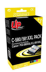 Pack UPrint compatible CANON PGI-580 / CLI-581 XXL