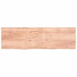 vidaXL Étagère murale marron clair bois chêne massif traité