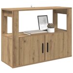vidaXL Buffet chêne artisanal 80 x 30 x 60 cm Bois d'ingénierie