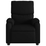 vidaXL Fauteuil de massage inclinable noir similicuir