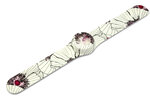 Bracelet de montre classic waterprint coquelicot