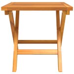 vidaXL Ensemble de 3 transats avec table d'appoint en bois d'acacia massif