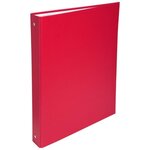 EXACOMPTA - Classeur a anneaux - Dos 40 mm - 21 x 29,7 - 4 anneaux - Remborde plastique 18/10eme - Couleur rouge