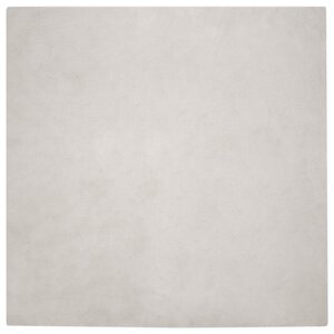 vidaXL Tapis en Fourrure Synthétique de Lapin Olite Beige 120 x 120 cm