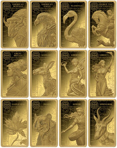 Monnaie WORLD PUREST BULLION Set 12x1/200 Oz Or 10$ Solomon Islands 2027 (PRÉCOMMANDE)