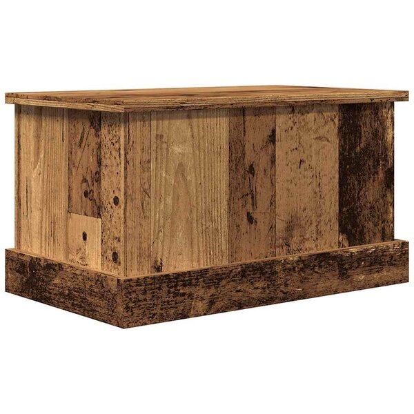 vidaXL Boîtes de rangement vieux bois 30x50x28 cm bois d'ingénierie