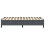 vidaXL Cadre de lit plateforme Gris foncé 80 x 200 cm